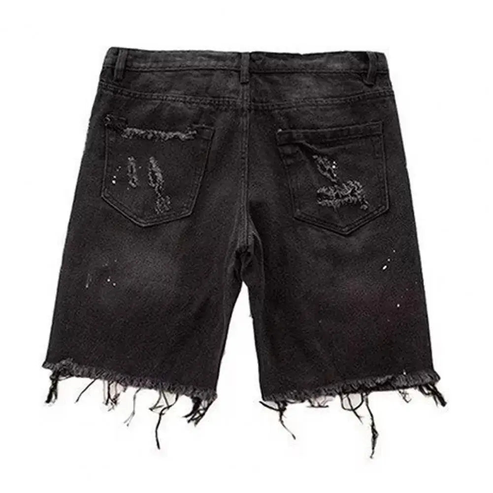 Y2K Style Men's Short Jorts - Trendy Casual Denim for Grunge and Coquette Aesthetics