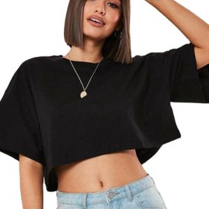 Y2K Style Navel-Baring Crop Top for Trendy Outfits and Aesthetic Looks