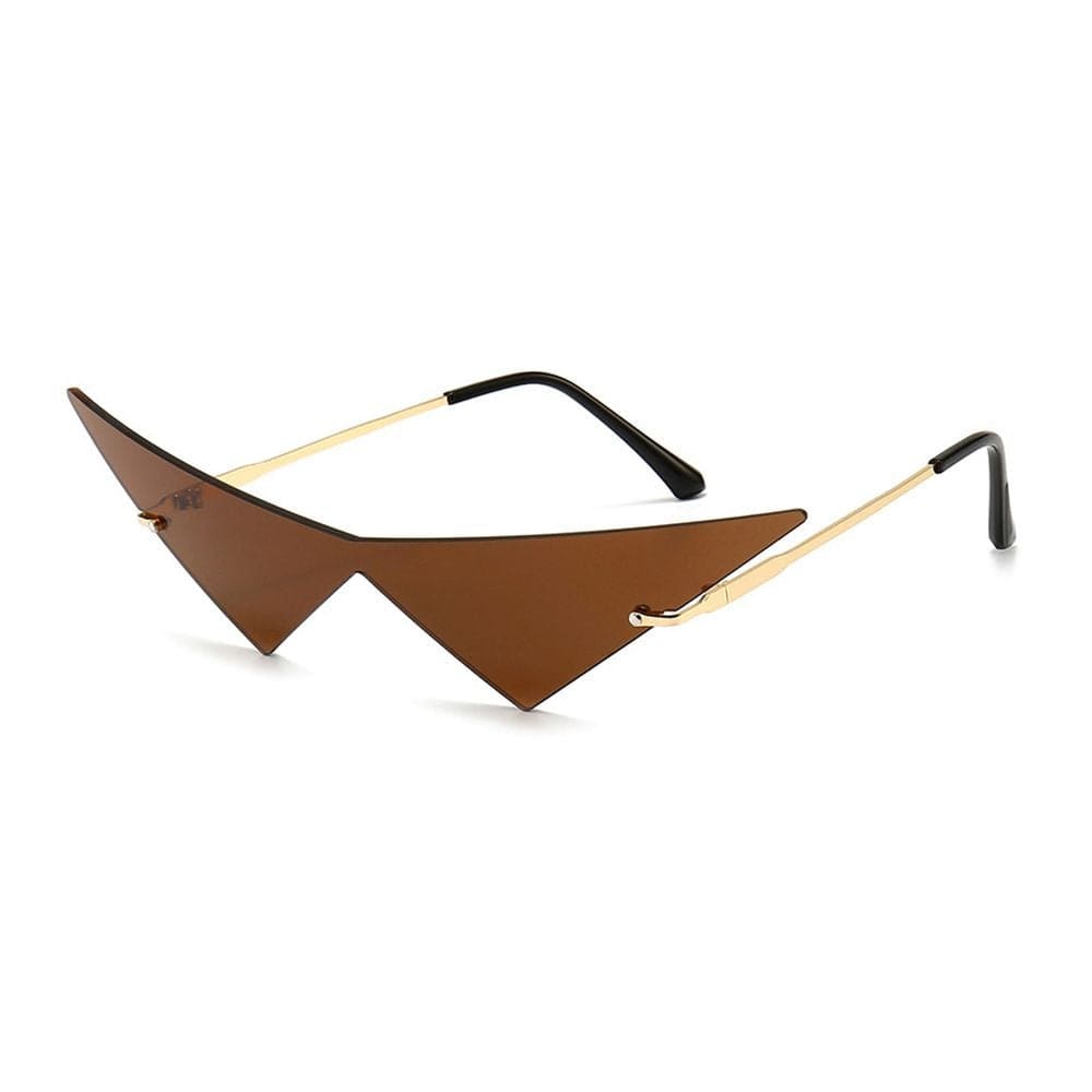 Y2K Triangle Sunglasses for Trendy Aesthetic Looks and Retro Fashion Vibes