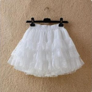 Y2K Tulle Mini Skirt for Coquette Aesthetic and Grunge Style Outfits