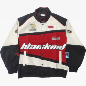 Y2K Vintage Racing Jacket: Retro Aesthetic Outerwear for Trendy Outfits