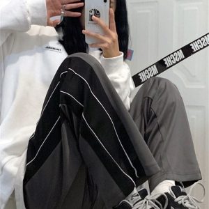 Y2K Vintage Track Pants: Retro Aesthetic Activewear for Trendy Outfits