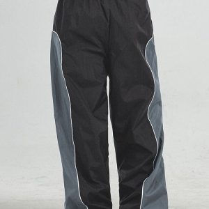 Y2K Vintage Track Pants: Retro Aesthetic Activewear for Trendy Outfits