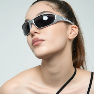 Y2K Wrap Around Sunglasses for Retro Aesthetic Looks and Stylish Y2K Fashion