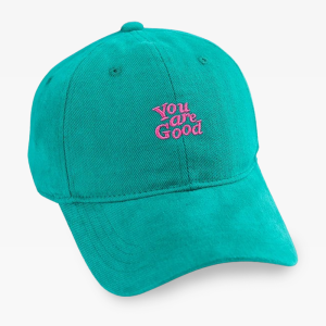 You Are Good' Y2K Aesthetic Cap - Trendy Coquette Style for Fashion-Forward Looks